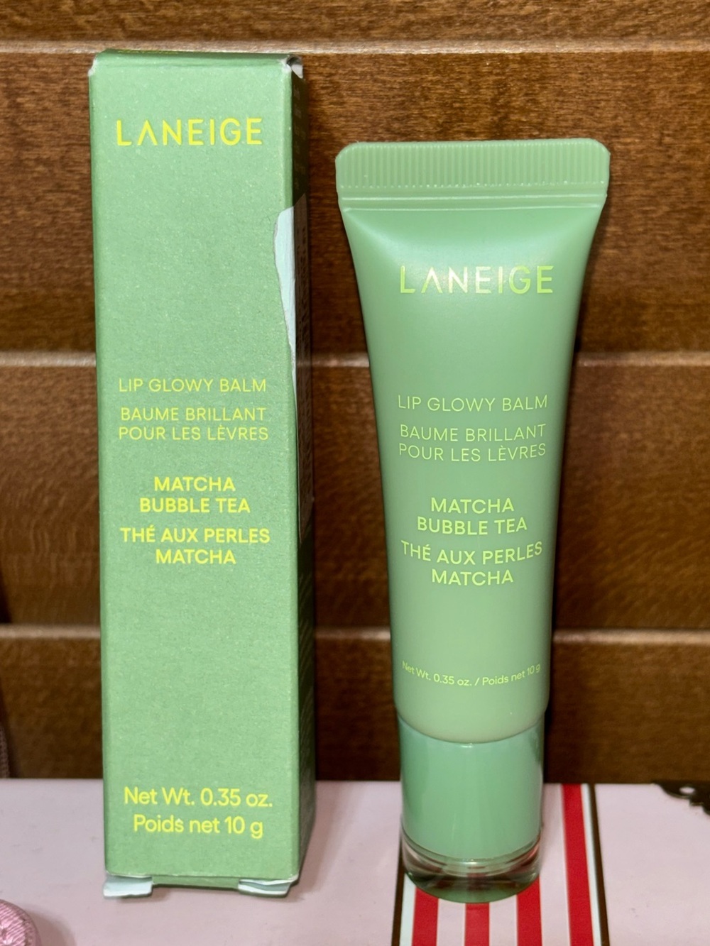 LANEIGE Lip Glowy Balm Matcha Bubble Tea